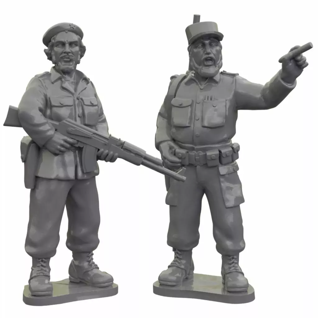 Che Guevara & Fidel Castro STL Files