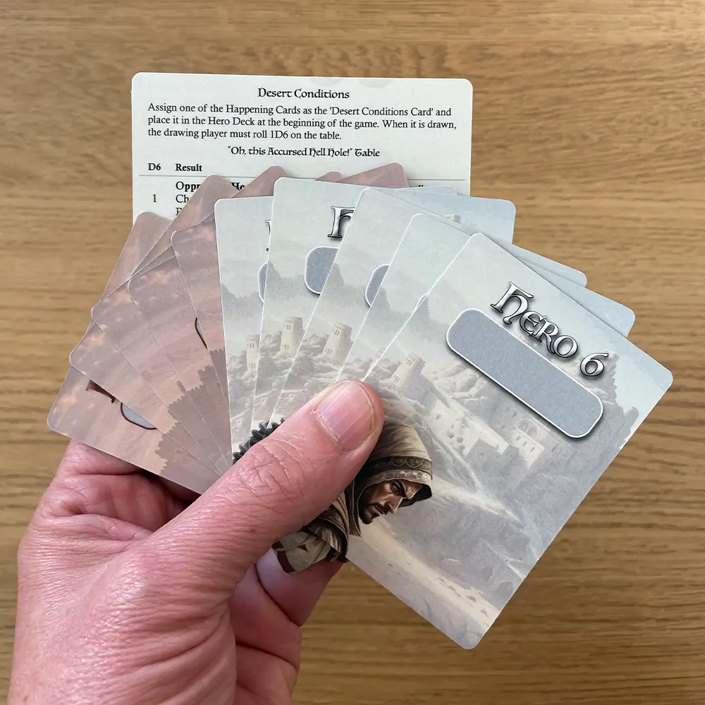 Assassins and Templars: A Ruckus Game Extra Hero Cards